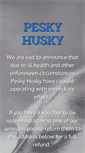 Mobile Screenshot of peskyhusky.co.uk